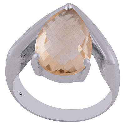 Citrine 925 Sterling Silver Ring - R1002056-13