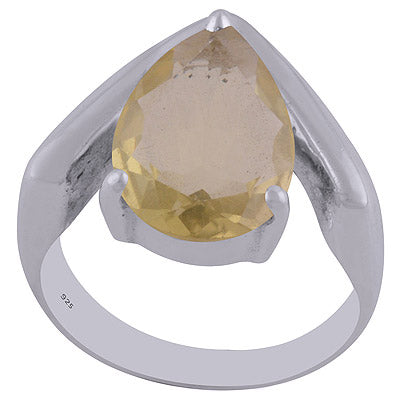 Lemon Topaz 925 Sterling Silver Ring - R1002056-16