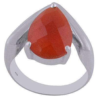 Carnelian 925 Sterling Silver Ring - R1002056-26