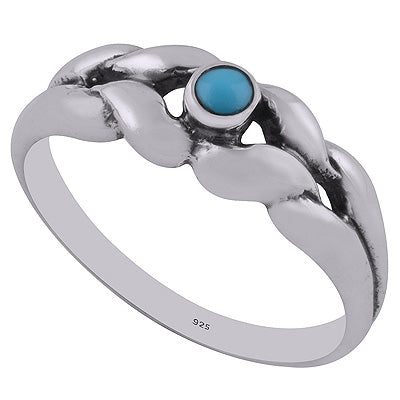 Turquoise 925 Sterling Silver Ring - R1002084-22