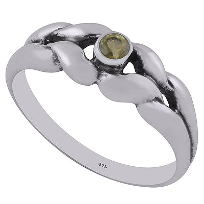 Peridot 925 Sterling Silver Ring - R1002084-8