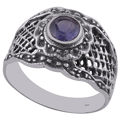 Iolite 925 Sterling Silver Ring - R1002087-16