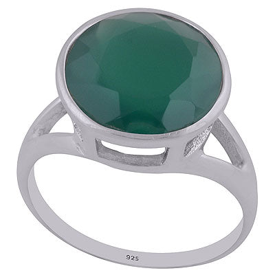 Green Onyx 925 Sterling Silver Ring - R1002112-19