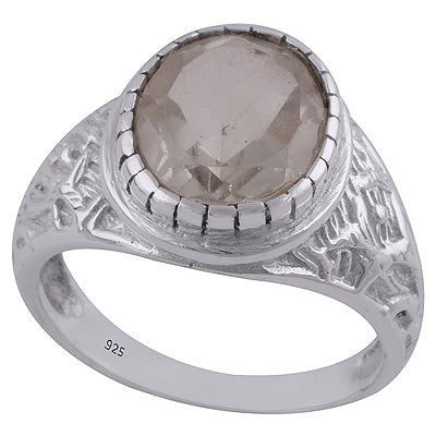 Green Amethyst 925 Sterling Silver Ring - R1002113-12
