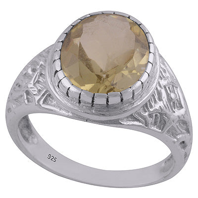 Lemon Topaz 925 Sterling Silver Ring - R1002113-9
