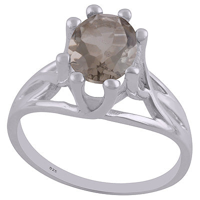Green Amethyst 925 Sterling Silver Ring - R1002128-28