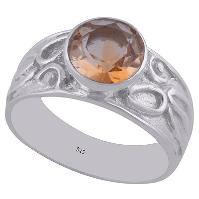 Citrine 925 Sterling Silver Ring - R1002138-4