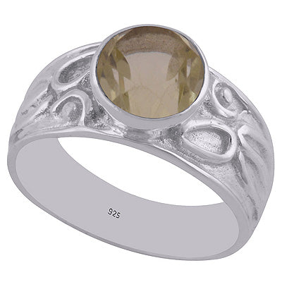 Lemon Topaz 925 Sterling Silver Ring - R1002138-6