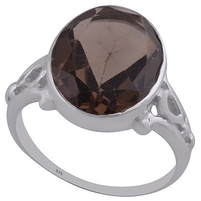 Smoky Topaz 925 Sterling Silver Ring - R1002141-10
