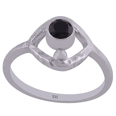Black Onyx 925 Sterling Silver Ring - R1002162-9