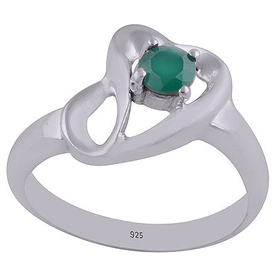 Green Onyx 925 Sterling Silver Ring - R1002166-7