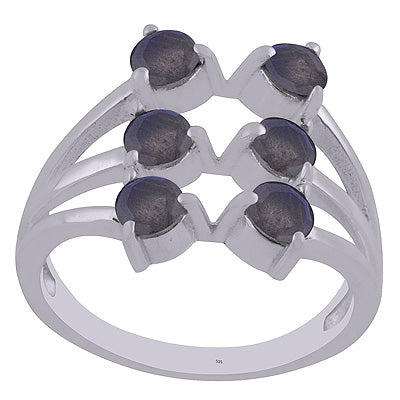 Labradorite 925 Sterling Silver Ring - R1002179-5