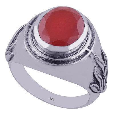 Carnelian 925 Sterling Silver Ring - R1002199-11