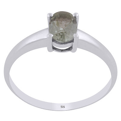 Gorgeous Prong Setting Around Tourmaline Oval Shape 925 Sterling Solid Silver Ring - R1002413-3