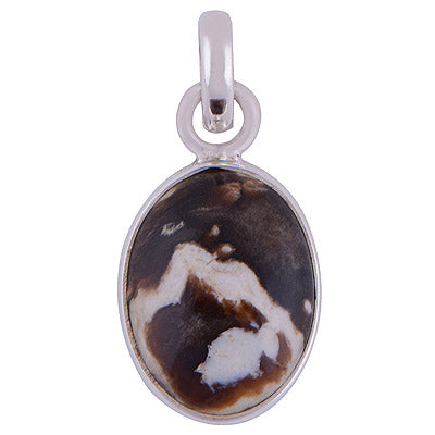 Peanut Wood Jasper 925 Sterling Silver Pendant - R100442-13