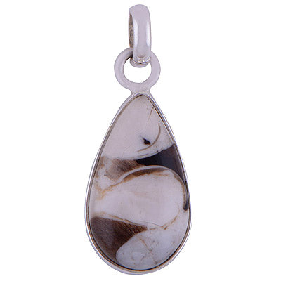 Peanut Wood Jasper 925 Sterling Silver Pendant - R100442-45