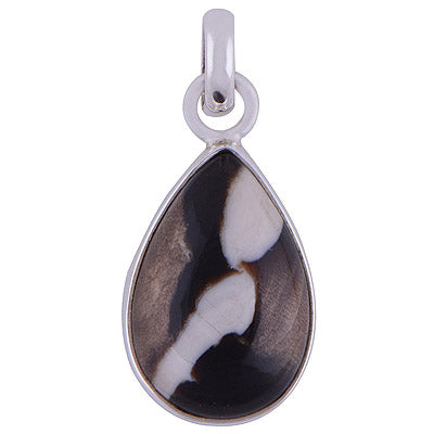 Peanut Wood Jasper 925 Sterling Silver Pendant - R100442-50