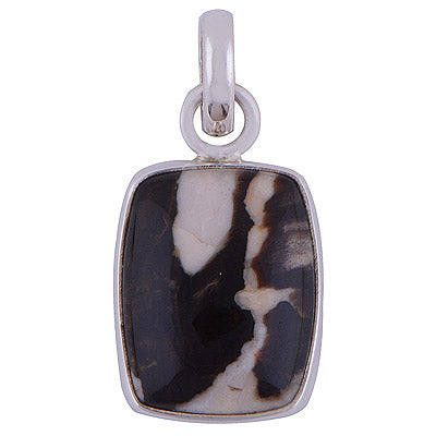 Peanut Wood Jasper 925 Sterling Silver Pendant - R100442-60