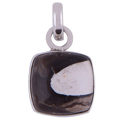 Peanut Wood Jasper 925 Sterling Silver Pendant - R100442-67
