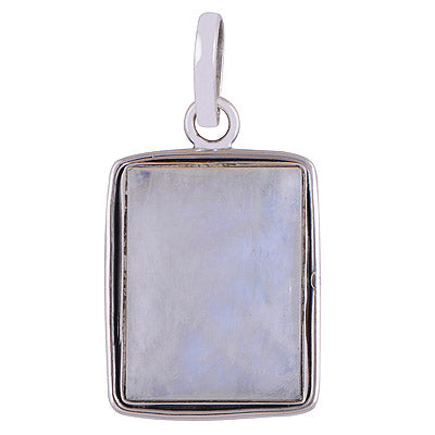 Rainbow Moonstone 925 Sterling Silver Pendant - R100612-93
