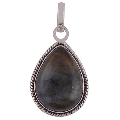 Labradorite 925 Sterling Silver Pendant - R100619-153