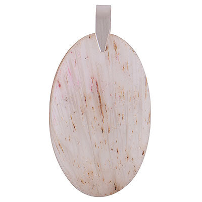 Gorgeous Nature's Gemstone Agate Oval Shape 925 Sterling Solid Silver Pendant - R100651-44
