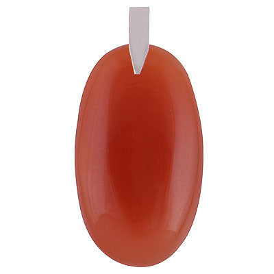 Gorgeous Nature's Gemstone Carnelian Oval Shape 925 Sterling Solid Silver Pendant - R100651-70