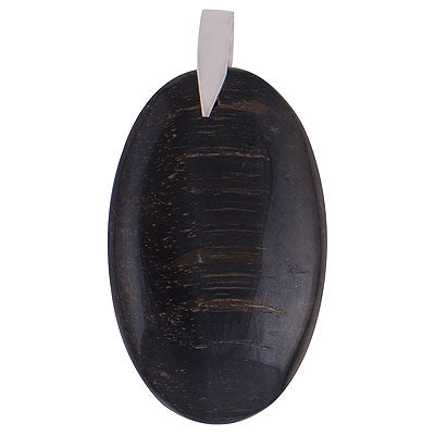Gorgeous Nature's Gemstone Iron Tiger Eye Oval Shape 925 Sterling Solid Silver Pendant - R100651-86
