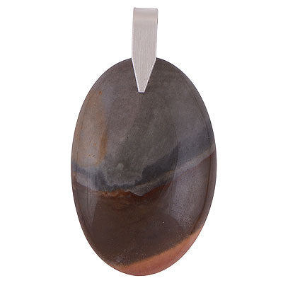 Gorgeous Nature's Gemstone Mookaite Oval Shape 925 Sterling Solid Silver Pendant - R100651-96