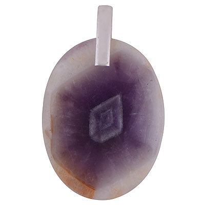 Alluring Gemstone Chevron Amethyst Oval Shape 925 Sterling Solid Silver Pendant - R100652-217