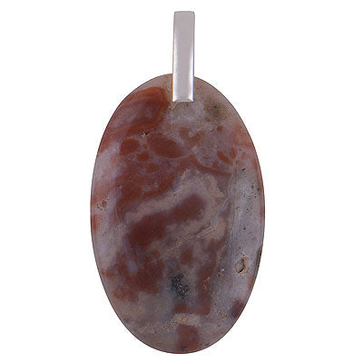 Alluring Gemstone Blood Stone Oval Shape 925 Sterling Solid Silver Pendant - R100652-248