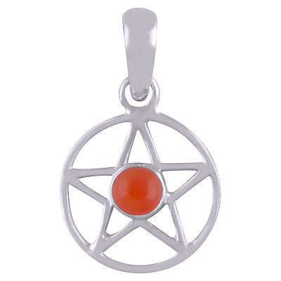 Carnelian 925 Sterling Silver Pendant - R100797-62