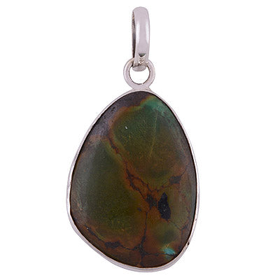 Turquoise 925 Sterling Silver Pendant - R101148-77