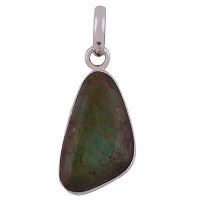 Turquoise 925 Sterling Silver Pendant - R101148-82