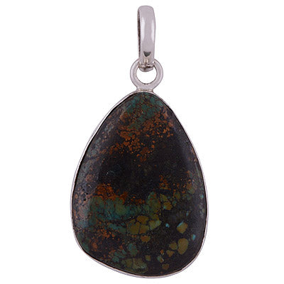 Turquoise 925 Sterling Silver Pendant - R101148-91