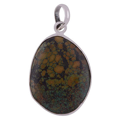Turquoise 925 Sterling Silver Pendant - R101148-94