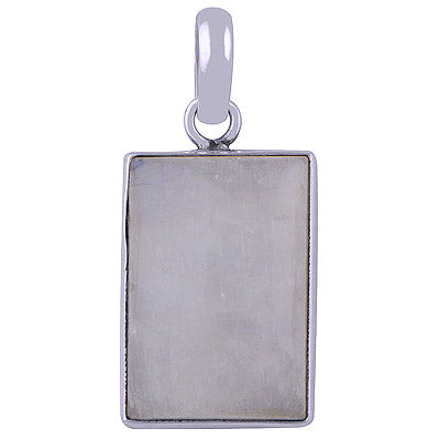Rainbow Moonstone 925 Sterling Silver Pendant - R101149-653