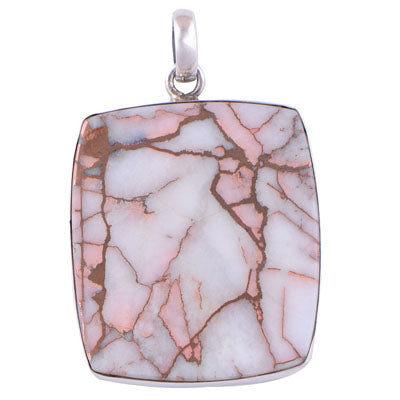 Glacier Copper 925 Sterling Silver Pendant - R101164-4