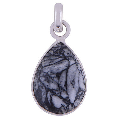 Pinolith 925 Sterling Silver Pendant - R101190-46
