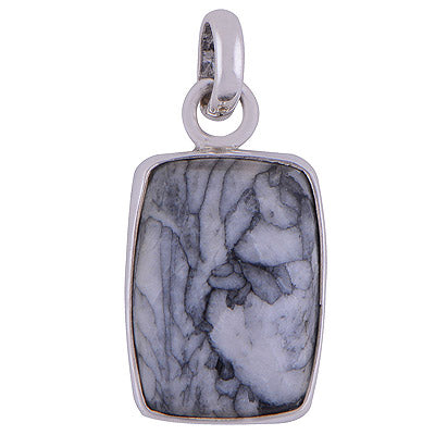 Pinolith 925 Sterling Silver Pendant - R101190-62