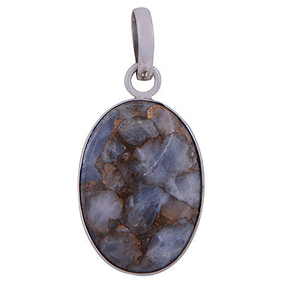 Copper Calcite 925 Sterling Silver Pendant - R101202-52