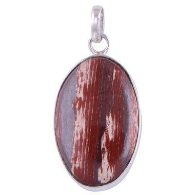 Banded Jasper 925 Sterling Silver Pendant - R101216-43