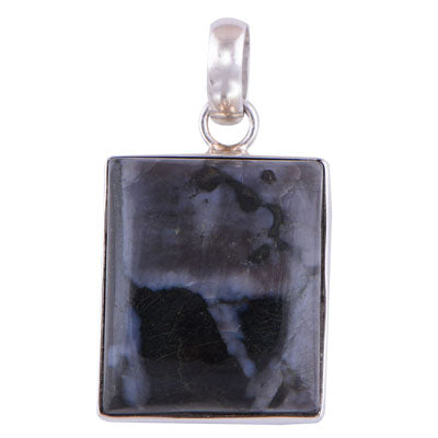 Picasso Jasper 925 Sterling Silver Pendant - R101217-54
