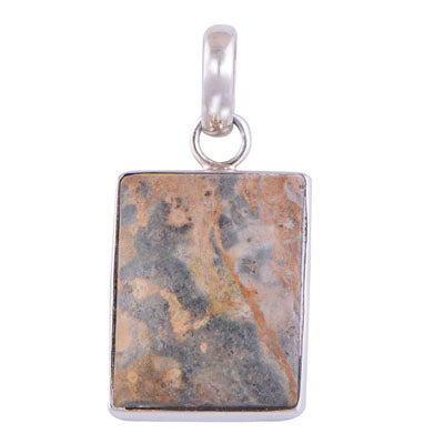 Leopard Jasper 925 Sterling Silver Pendant - R101217-98