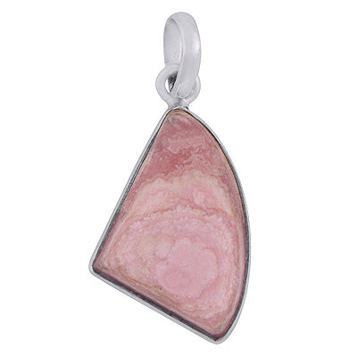 Stunning Plain Rhodochrosite Fancy Shape 925 Sterling Solid Silver Pendant - R101284-107