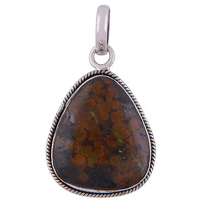 Turquoise 925 Sterling Silver Pendant - R101335-51