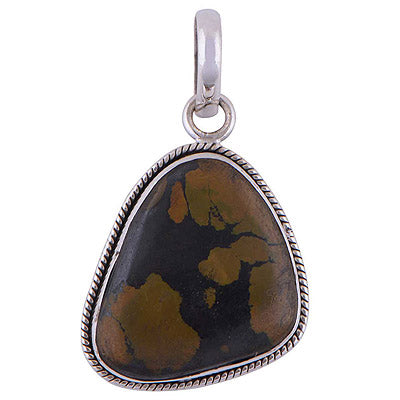 Turquoise 925 Sterling Silver Pendant - R101335-52