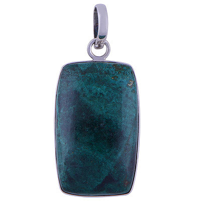 Chrysocolla 925 Sterling Silver Pendant - R101469-6