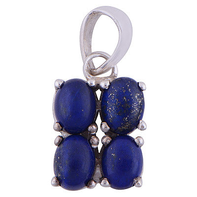 Lapis 925 Sterling Silver Pendant - R101552-17