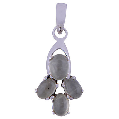 Prehnite 925 Sterling Silver Pendant - R101554-17